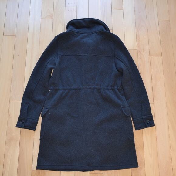 Patagonia Fleece Coat Jacket Size Medium Dark Gray - Picture 4 of 6